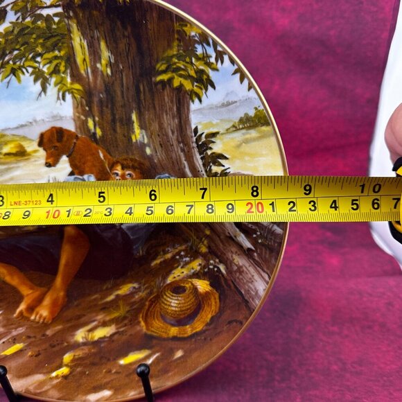 VTG THE CLASSIC PLATE COLLECTION "SPRING FEVER" by NORMAN ROCKWELL, PLATE # 2815 - Picture 5 of 5